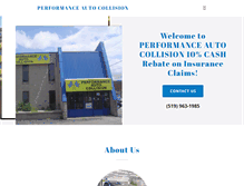 Tablet Screenshot of performanceauto.ca